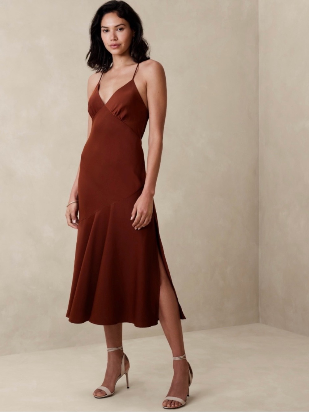 Banana Republic Factory Midi Slip Dress